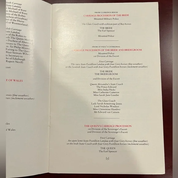 Wedding of Charles and Diana - Souvenir Program - Picture 2 of 6